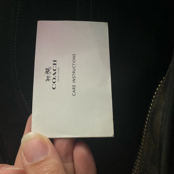 Coach signature Dark brown purse - Picture 5 of 9